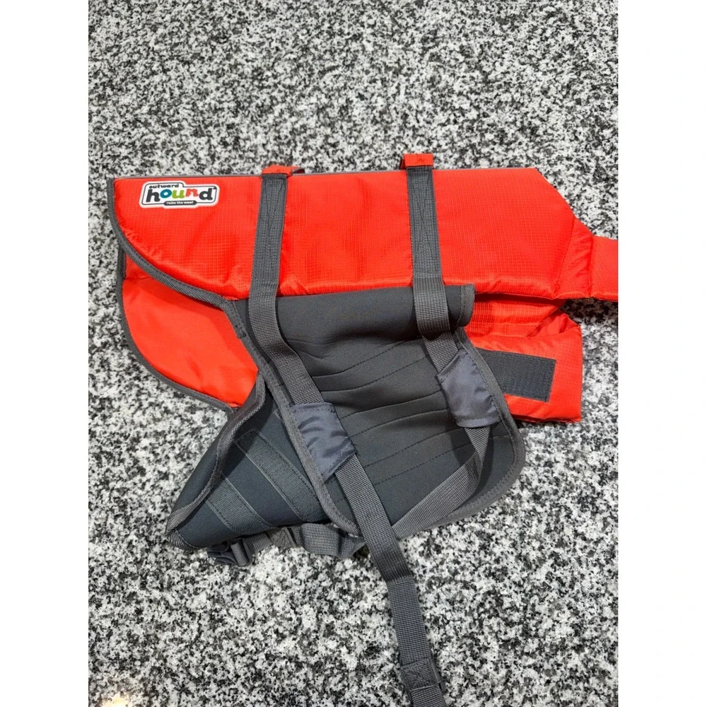 Outward Hound Dog Life Jacket Pet Orange Small Adjustable Reflective Safety